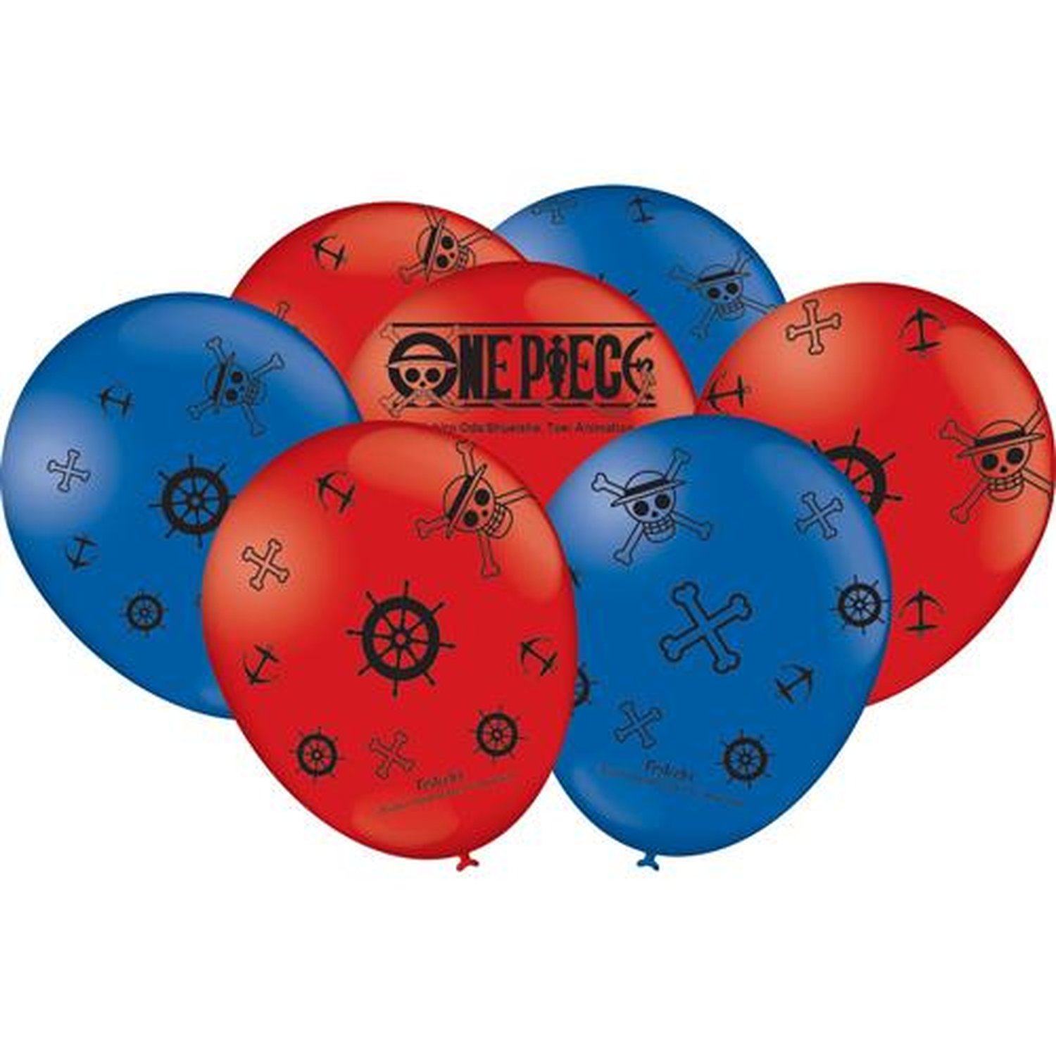 Balao One Piece - Embalagem com 25 unidades.