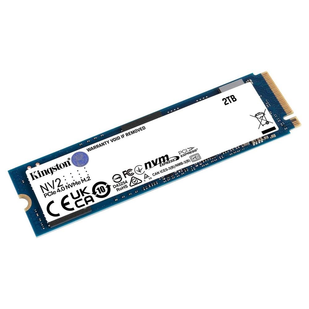 Ssd Kingston Nv2, 2Tb, M.2, Nvme 2280, Leitura 3500Mb/S, Gravação 2800Mb/S