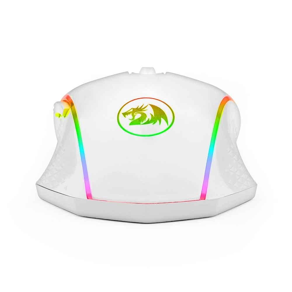 Mouse Gamer Redragon Memeanlion Lunar White Rgb M710w-rgb