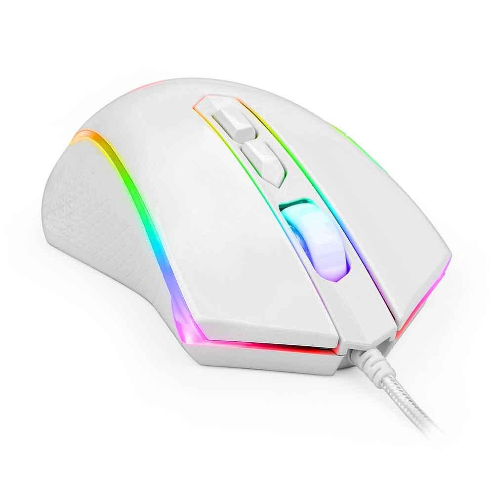 Mouse Gamer Redragon Memeanlion Lunar White Rgb M710w-rgb