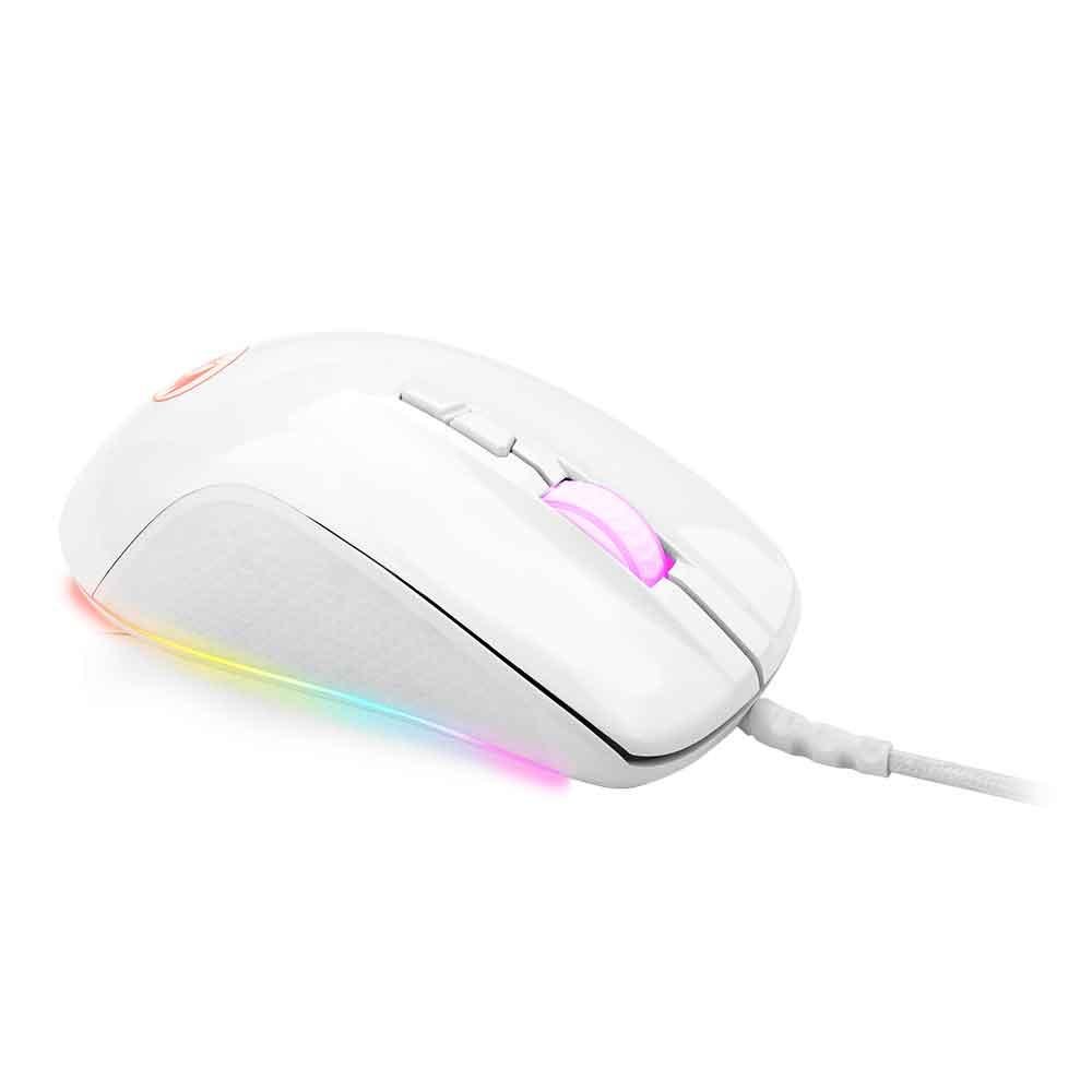 Mouse Gamer Redragon Stormage RGB 10000 DPI Branco - M718W