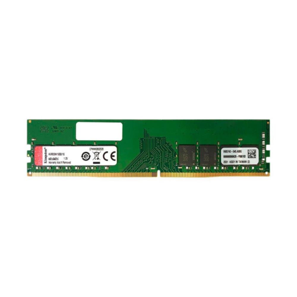 Memória Kingston 16GB DDR4 2666Mhz CL19 - KVR26N19S8/16