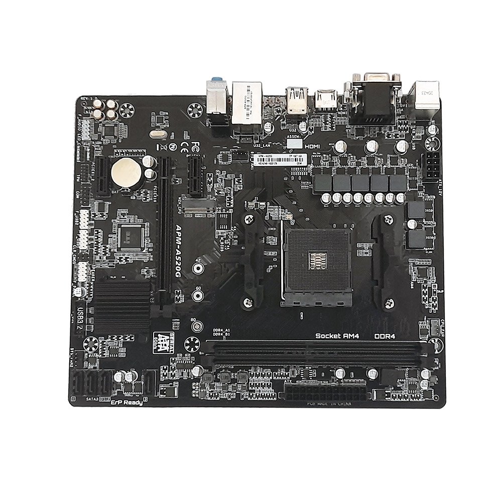 Placa Mãe PCWARE APM-A520G, Processador AMD Ryzen 3ª Geração, DDR4, 3200MHz