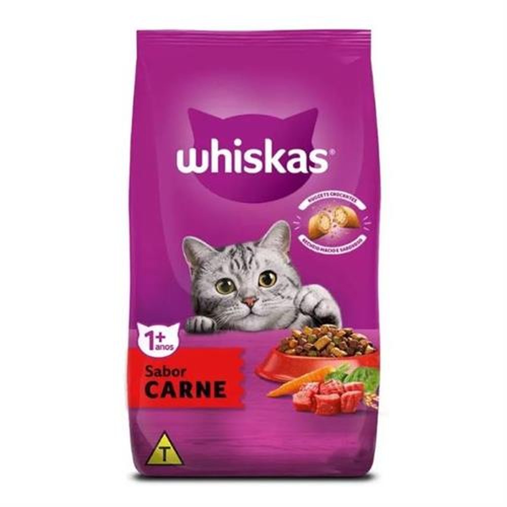 Ração Whiskas Adulto Carne 10kg