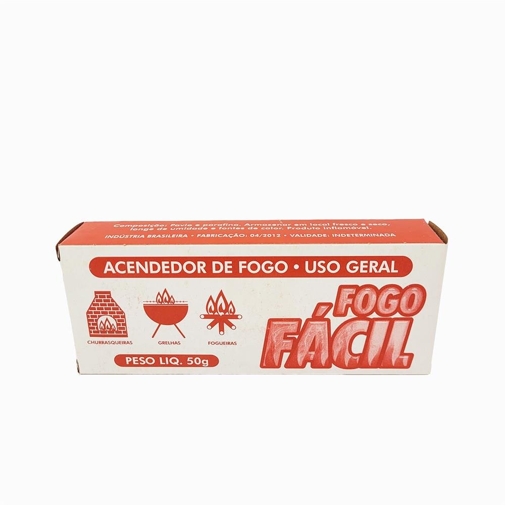 Fogo Facil Caixa Contem 24 Pacotes