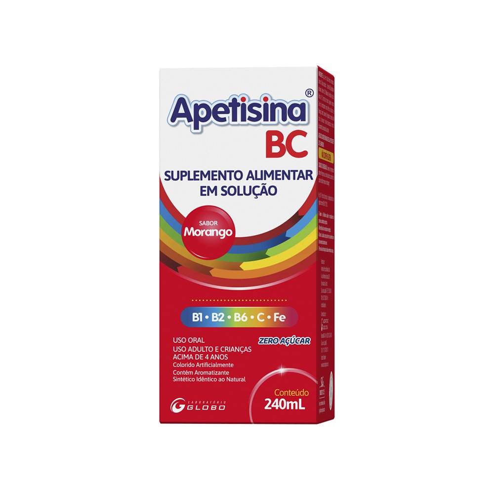 Apetisina Bc Morango 240ml Globo