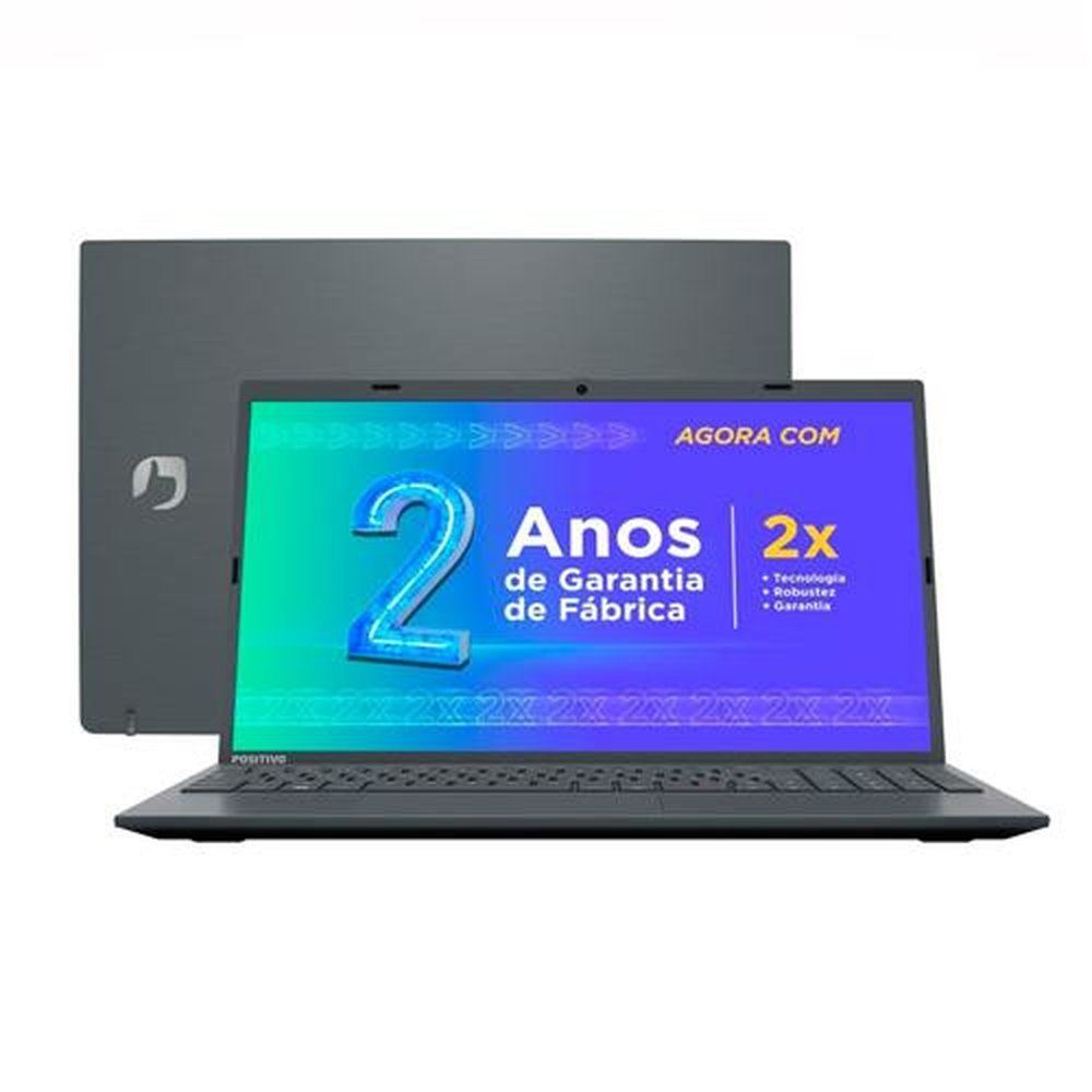 Notebook Positivo Motion C, Tela de 15.6", Intel Celeron, Linux, 8GB, SSD 240GB, Cinza