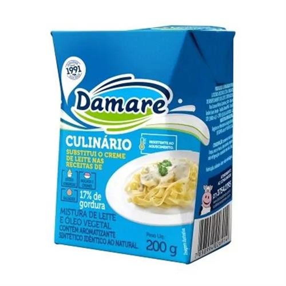 Creme Leite Damare Culinario - 27X1X200Ml
