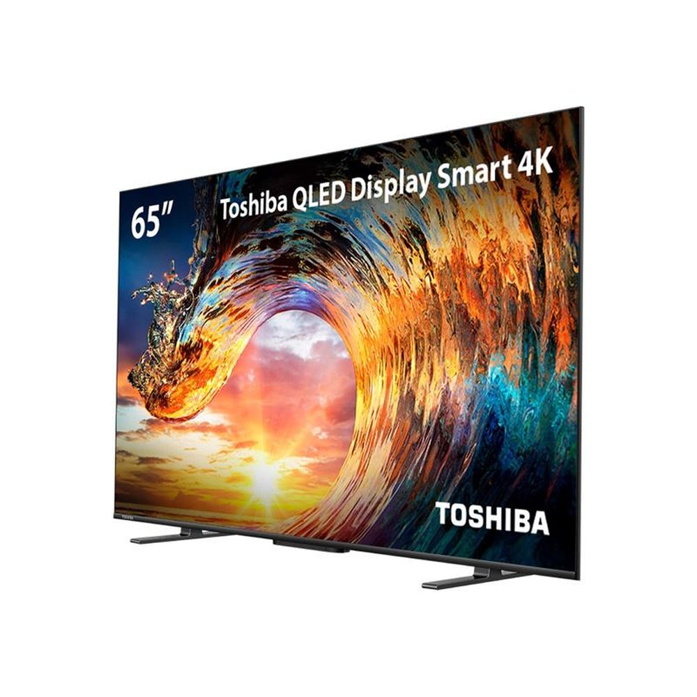 Smart TV QLED 65" Toshiba 65M550L, 4K, 2 USB, 3 HDMI, 60Hz