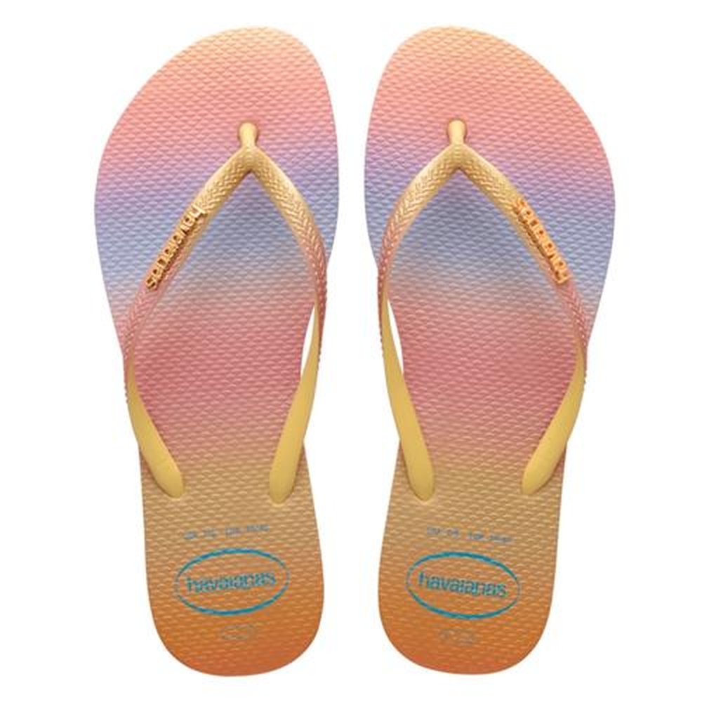 Havaianas Slim Gradiente Sunset Amarelo Pixel 33/4
