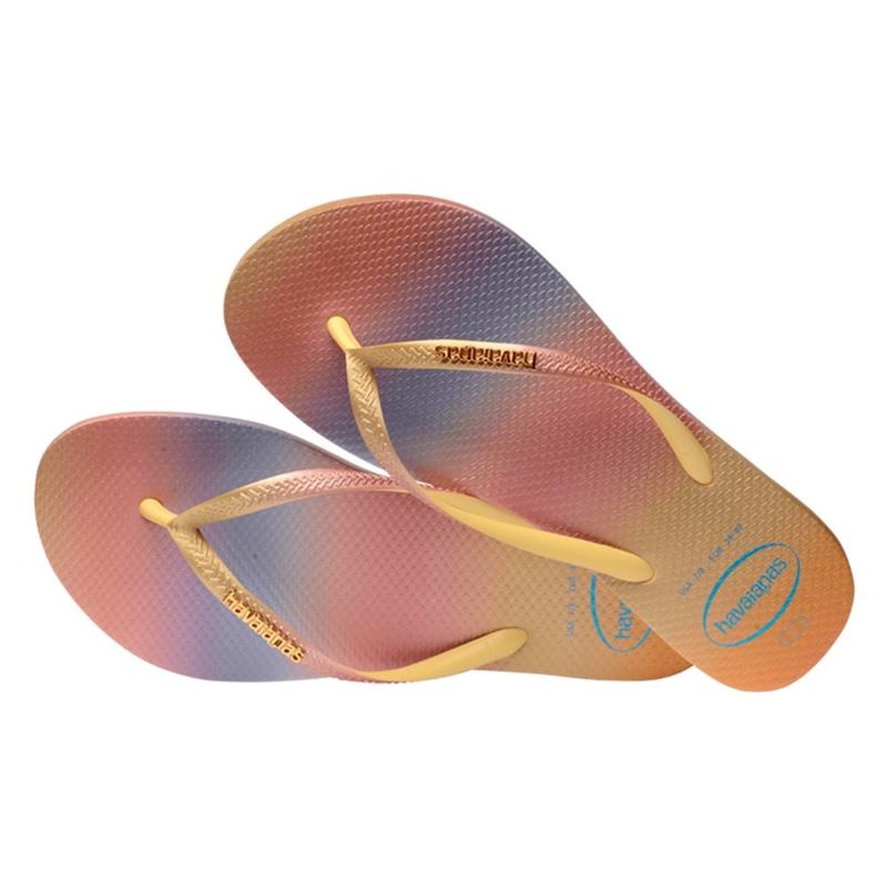 Havaianas Slim Gradiente Sunset Amarelo Pixel 33/4