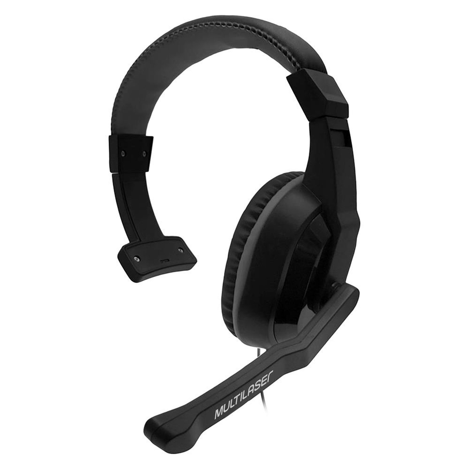 Headset Monoauricular Conexão P3 Cabo de 150cm Cancelamento de Ruido Driver 40 mm Potência 45mw Pre