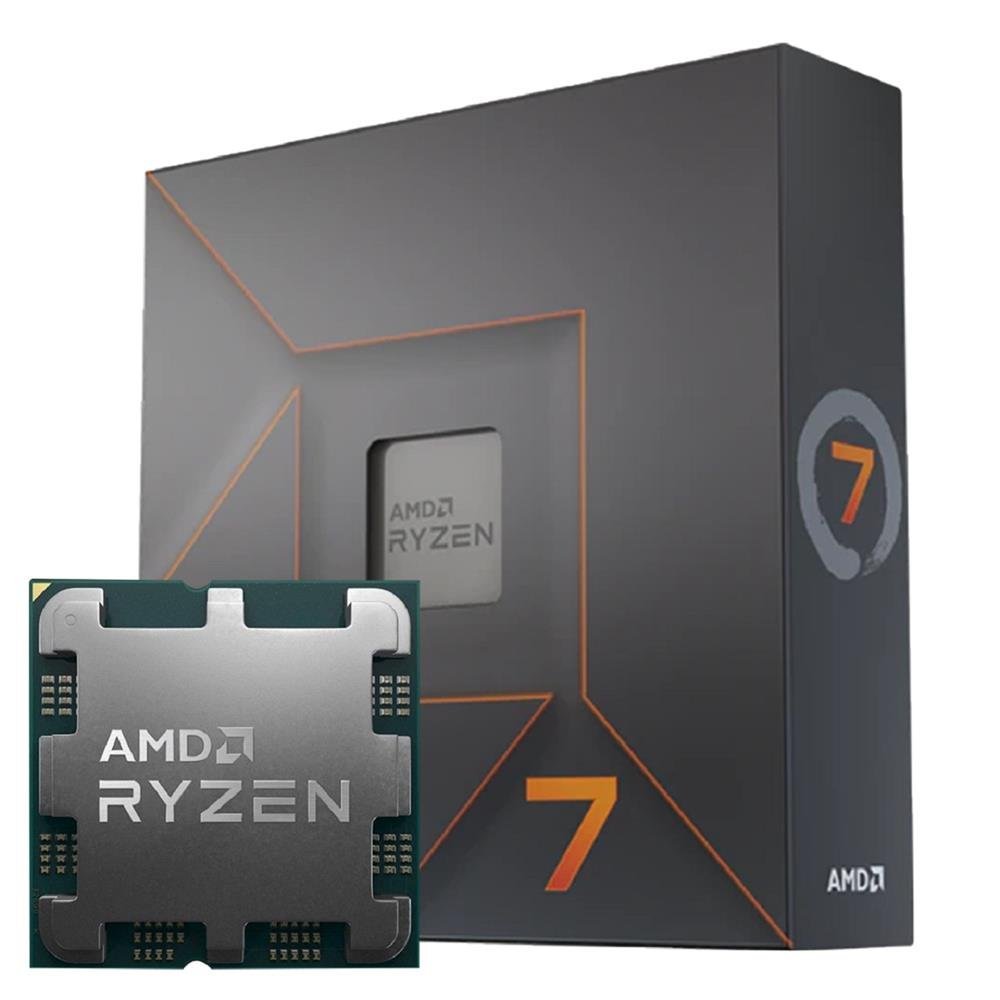 Processador Amd Ryzen 7 7700X, 4.5Ghz (5.4Ghz Turbo), 8-Core 16-Threads, Cache 40Mb, Am5
