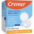 Absorvente Para Seios Cremer Lv30 Pg24