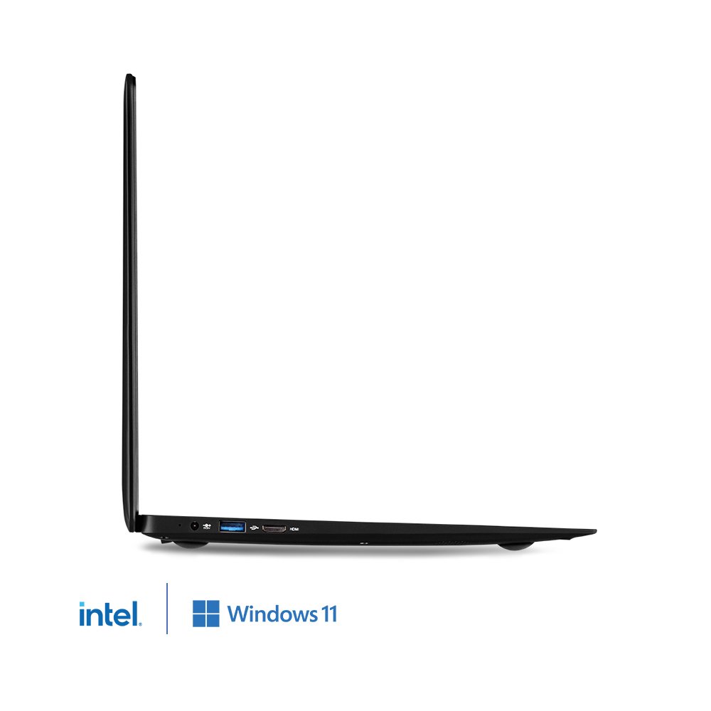 Notebook Multilaser Legacy Book Intel Celeron 4gb 64gb 14,1" Windows 11 Preto + Microsoft 365 Personal Com 1tb Na Nuvem Pc270