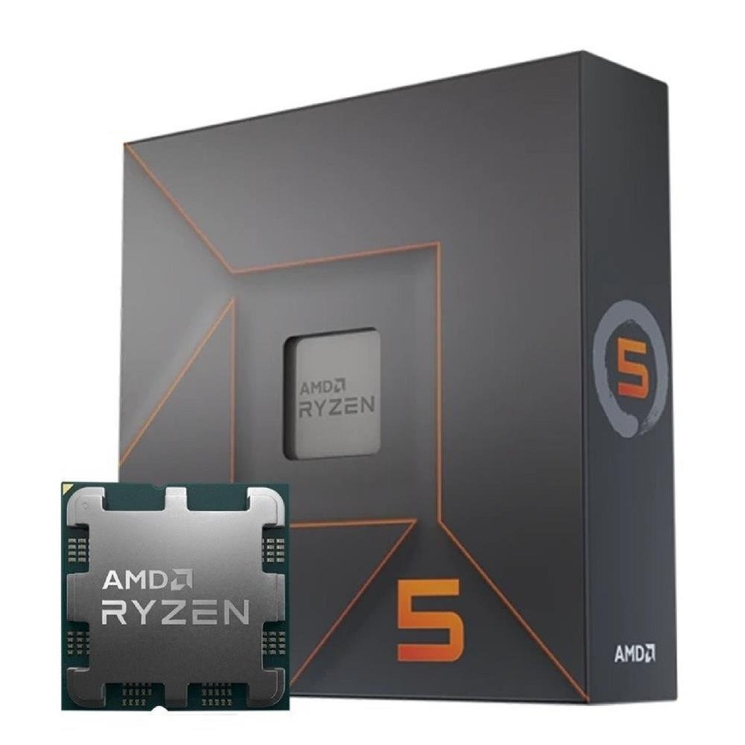 Processador Amd Ryzen 5 7600X, 4.7Ghz (5.3Ghz Turbo), 6-Core 12-Threads, Cache 38Mb, Am5