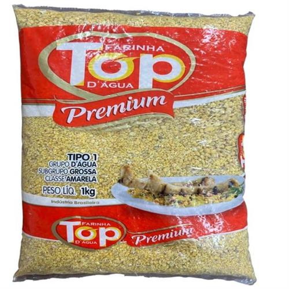 Farinha Dágua Top Premium - Fardo contém 25 unidades de 1kg
