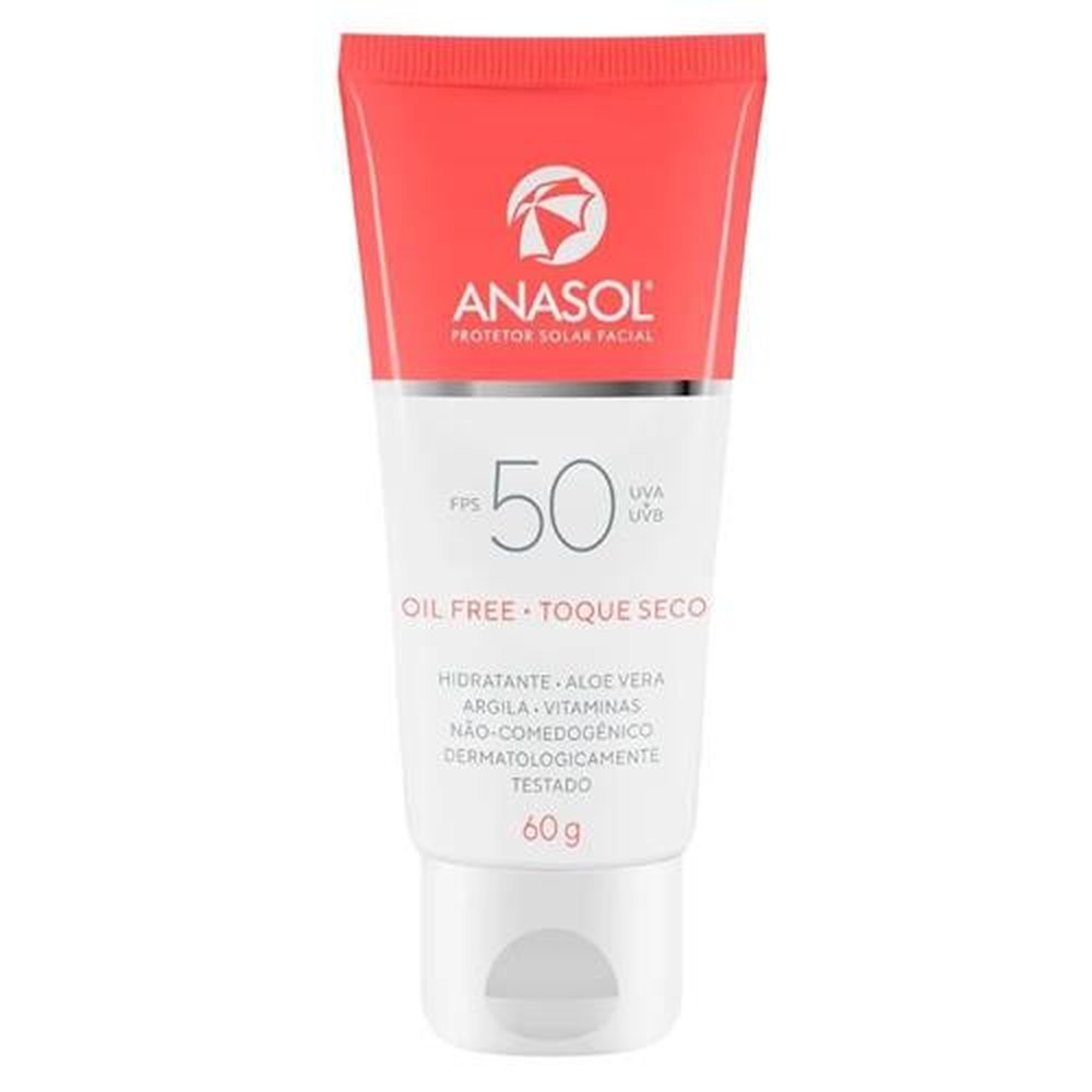 Protetor Solar Facial Anasol FPS 50 60g