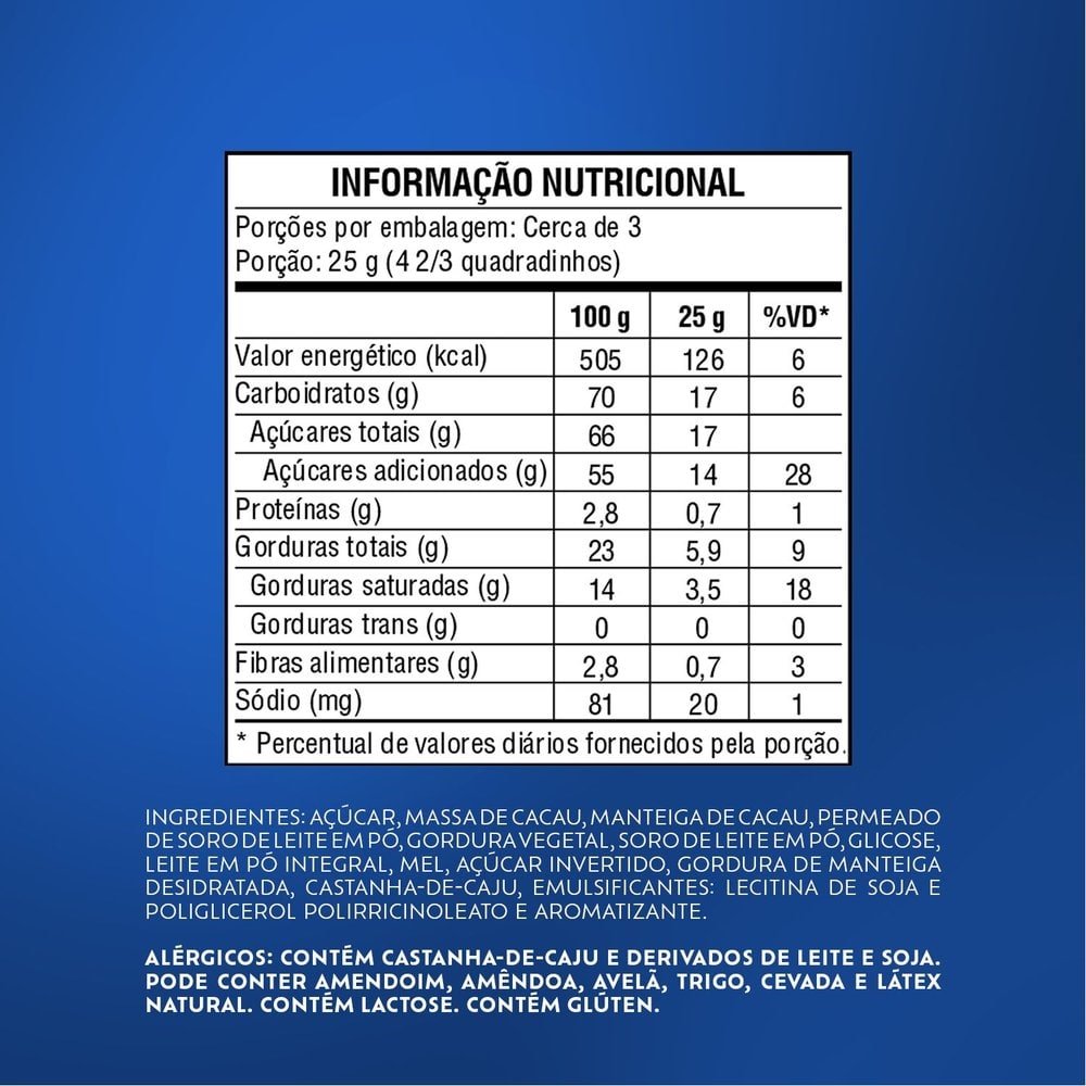 Chocolate Branco Lacta Laka 80g - Caixa com 17 Unidades