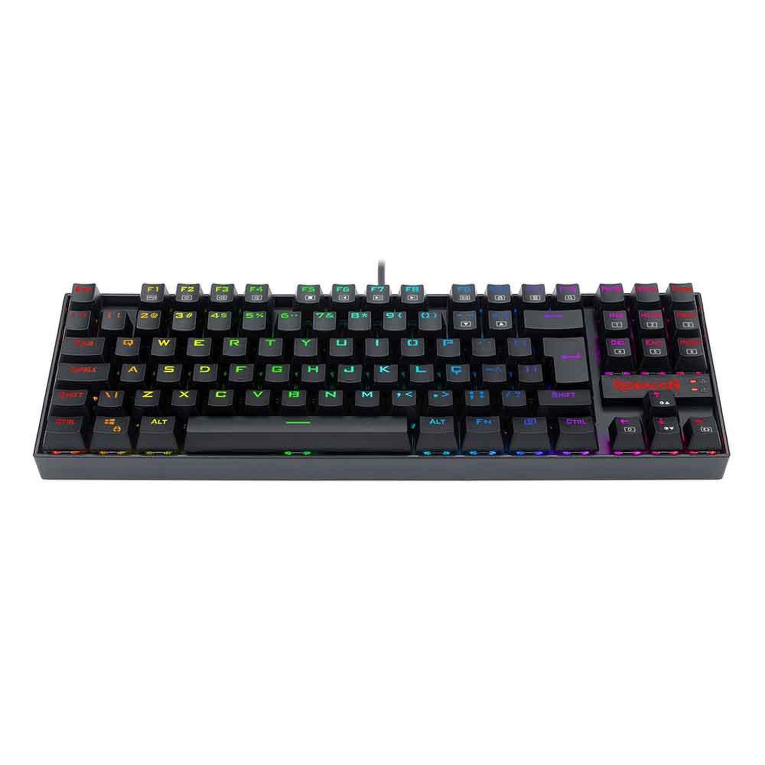Teclado Mecanico Gamer Kumara Rgb Pto Switch Marrom Abnt2 K552rgb-1 Pt-brown