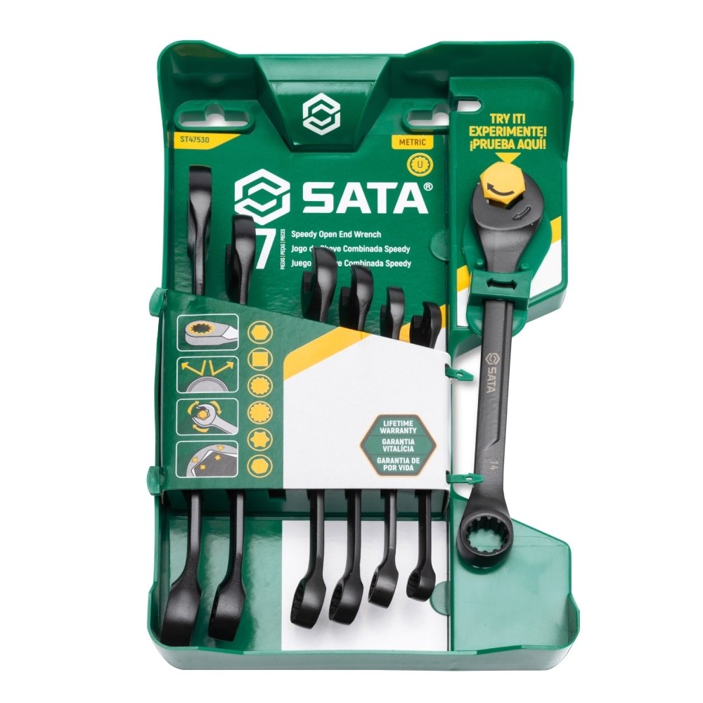 Jogo de Chave Combinada Speedy X6 8 a 17mm Sata 7 Peças