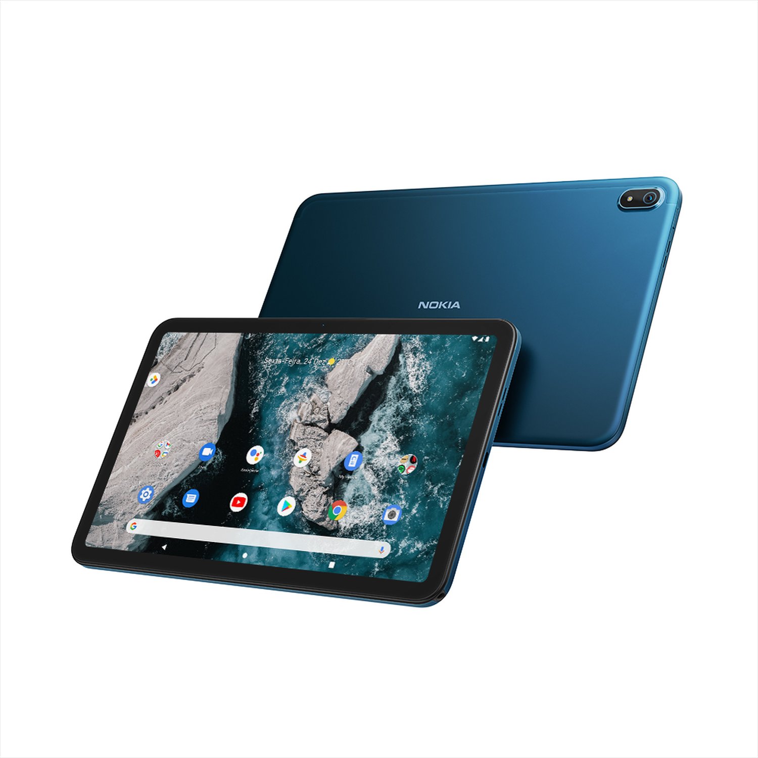Tablet Nokia T20 4G 64GB Tela Full HD 10.4 Polegadas 4GB RAM Android 11 Octa Core Câmera Traseira 8MP - NK069