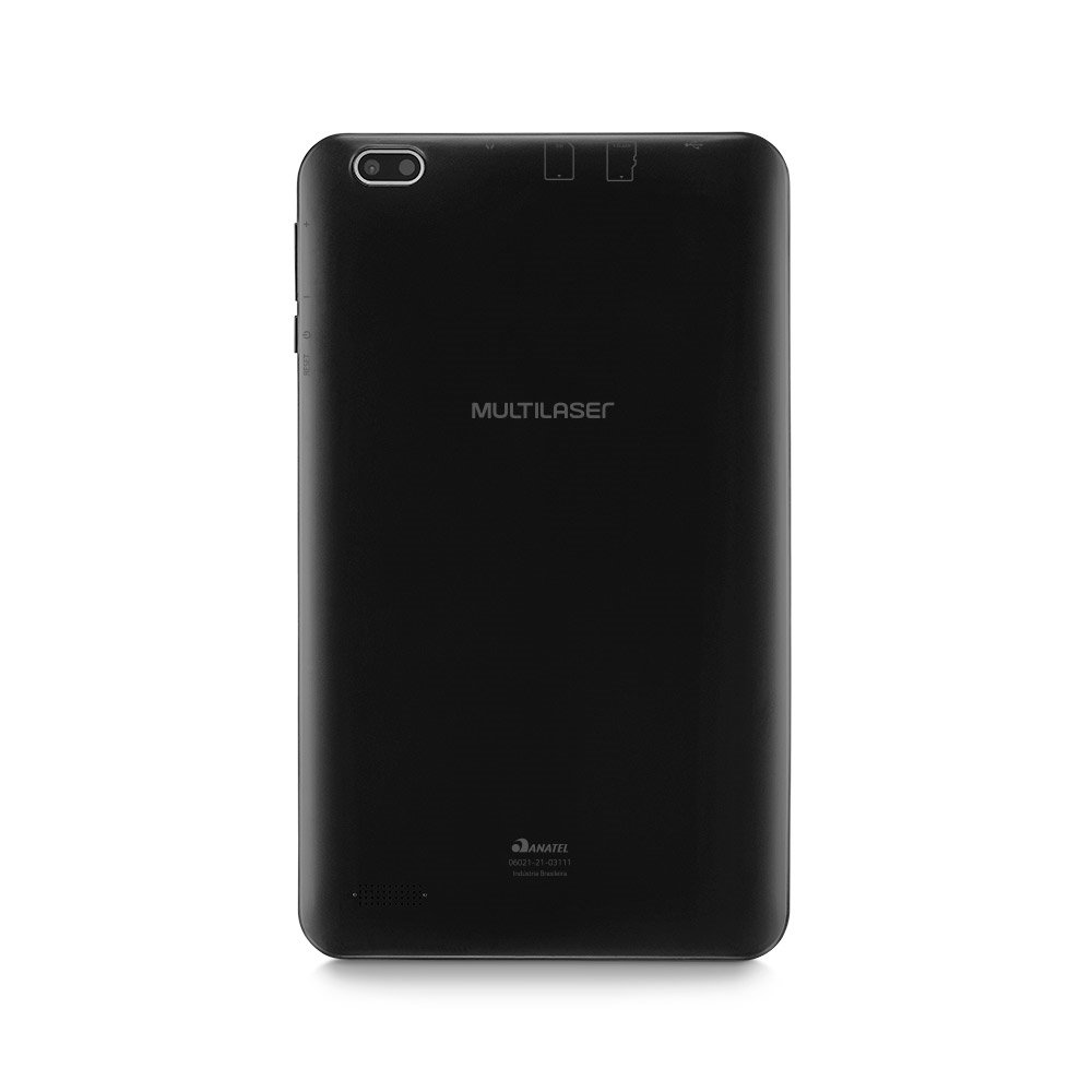 Tablet Multilaser Multi M8, Preto, Tela de 8" | 4G+Wi-Fi, Android 11, Câm. Tras. de 5MP e Câm. Frontal de 2MP, 32GB