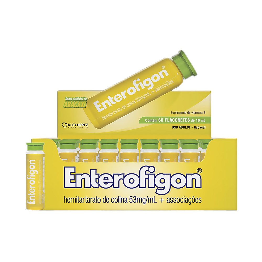 Enterofigon Kley Hertz Abacaxi 60 Flaconetes