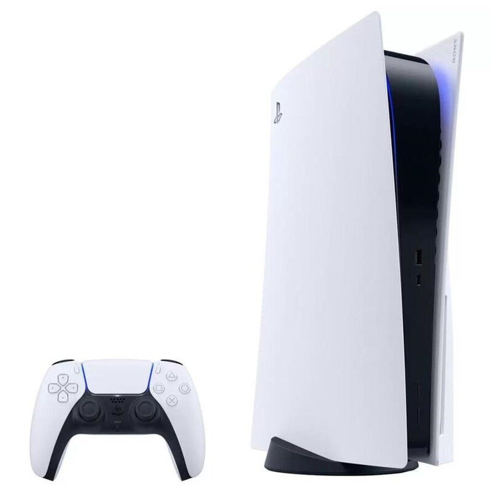 Console PlayStation 5 825GB 1 Controle Branco Sony Bivolt