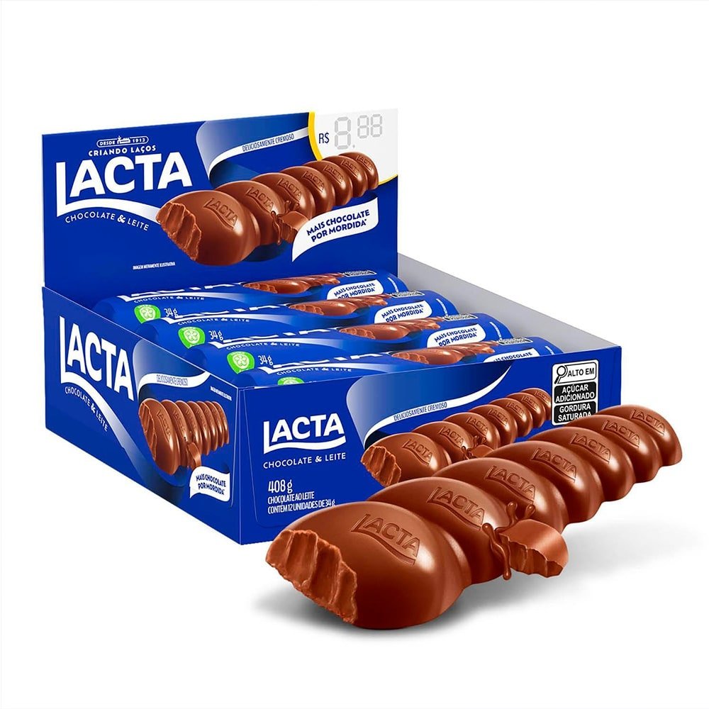 Chocolate Lacta Bis Xtra Ao Leite  Drogaria Santa Marta -  drogariasantamarta