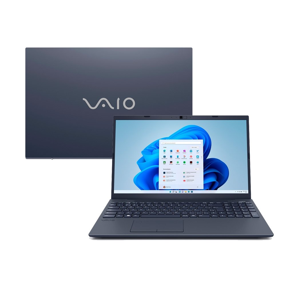 Notebook Vaio I3 FE15 VJFE55F11X-B0111H | Tela de 15.6", Intel Core i3, Windows 11, 8GB, SSD 256GB , Cinza Grafite