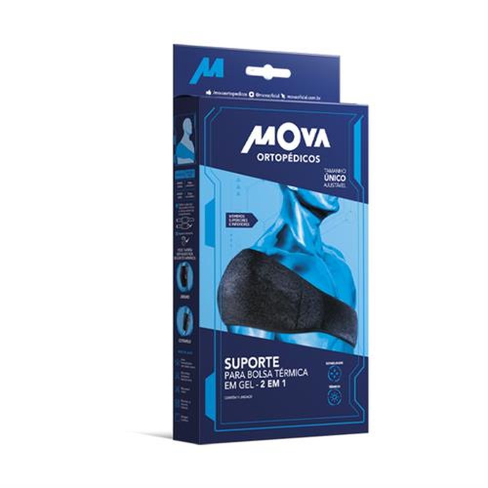 Suporte para Bolsa Térmica em Gel 2 em 1 Mova Tamanho Único