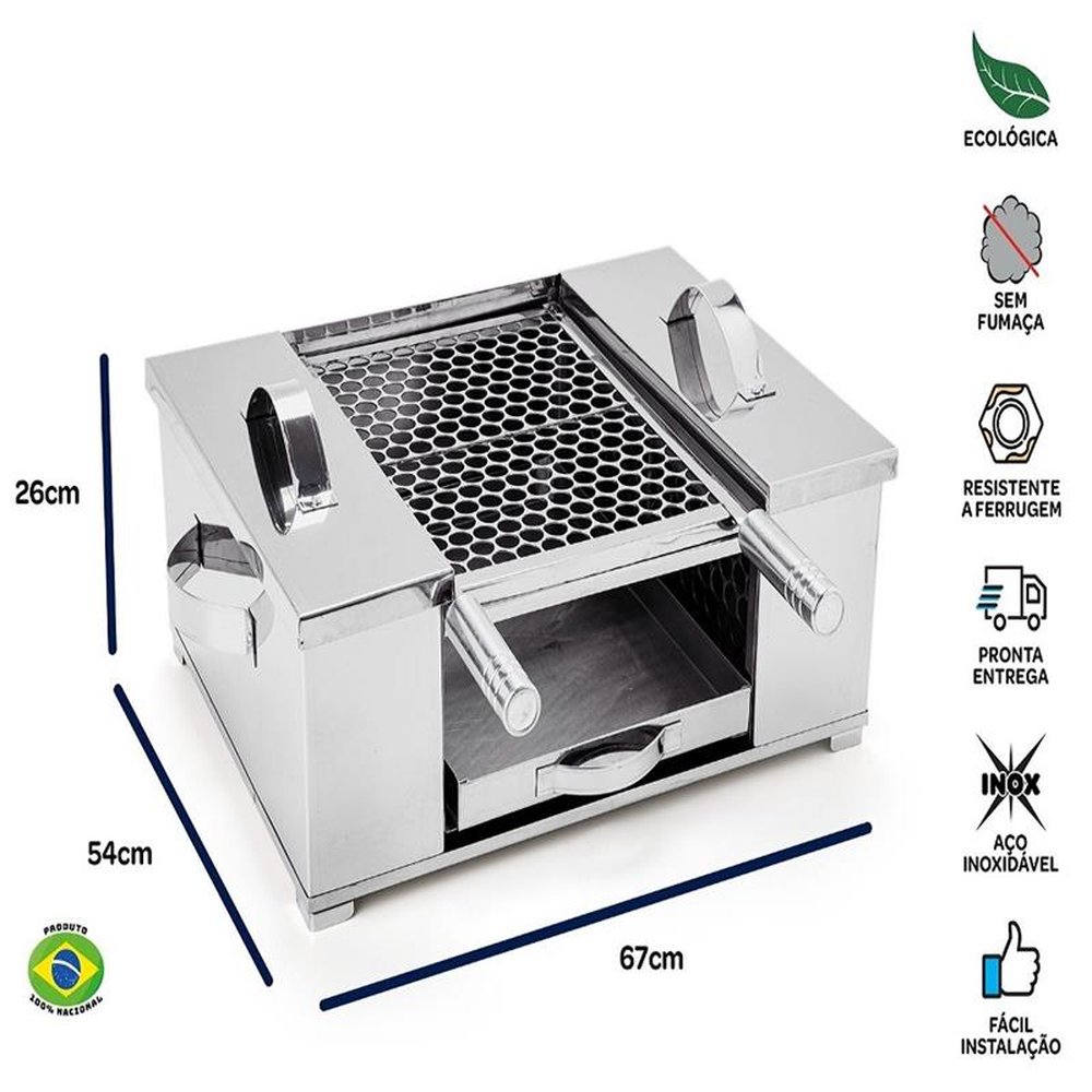 Churrasqueira Ecológica Mini Eco Grill