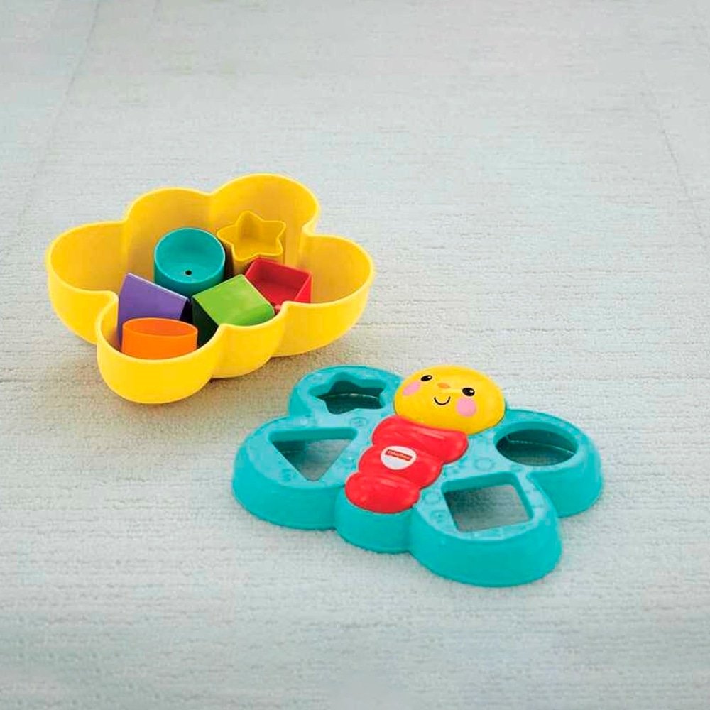 Brinquedo Encaixa Borboleta Fisher-Price DJD80 6 Peças