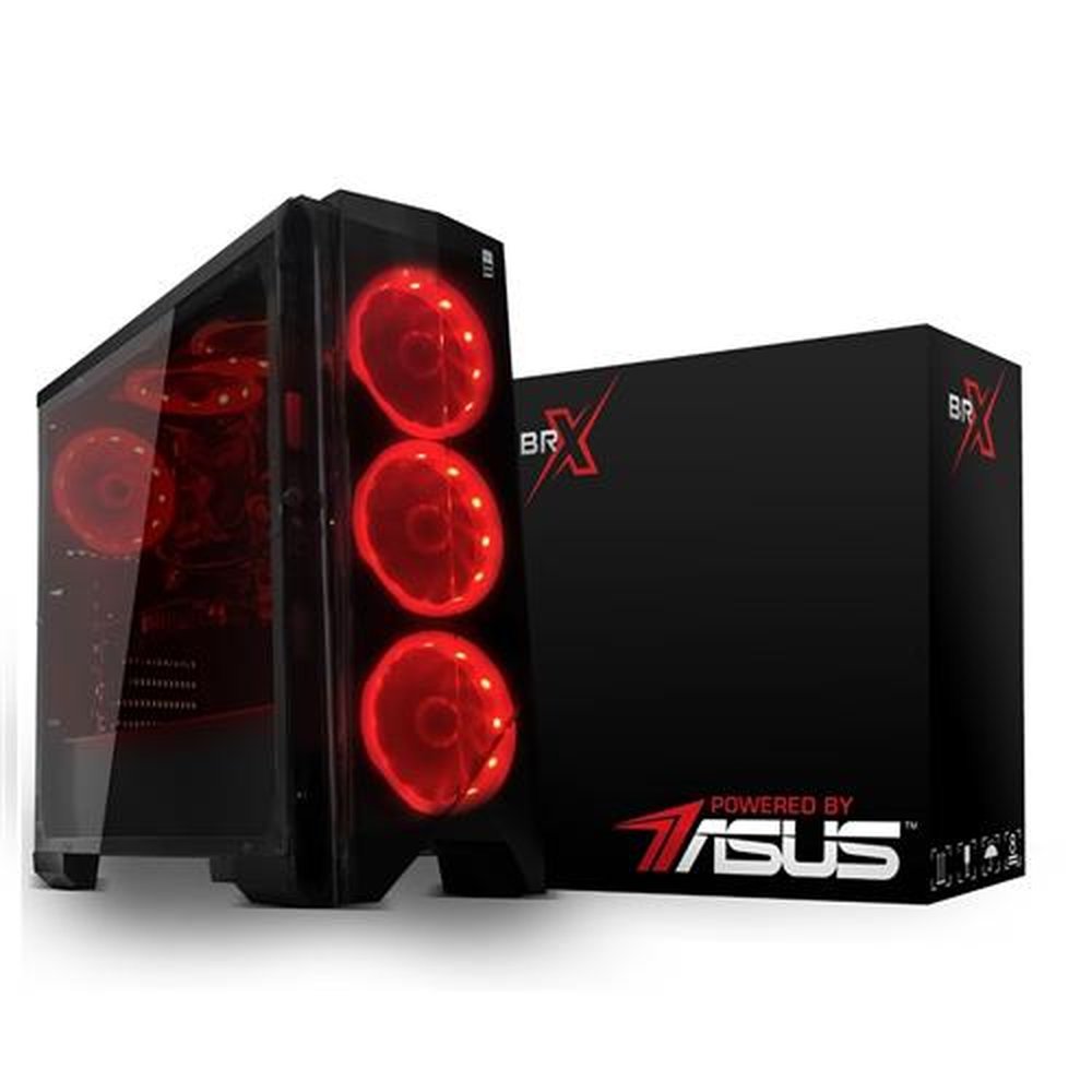 Computador Gamer BRX Powered By Asus AMD Ryzen 3 3200G, 8GB, SSD 240GB, Vega 8, Windows 10 Pro