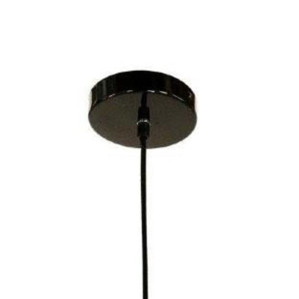 Luminária Pendente de Metal Michigan Preto E27 Ø40cm
