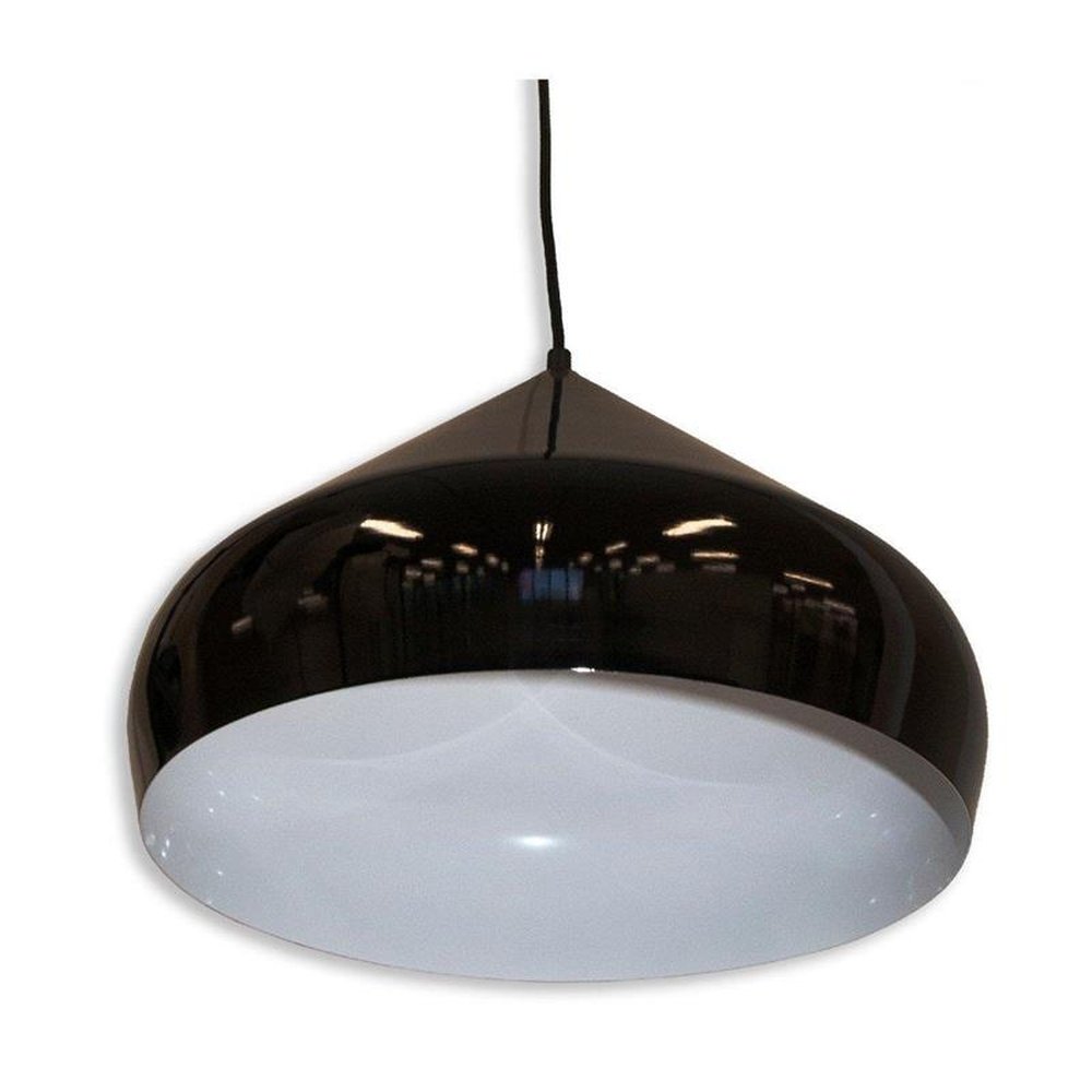 Luminária Pendente de Metal Michigan Preto E27 Ø40cm