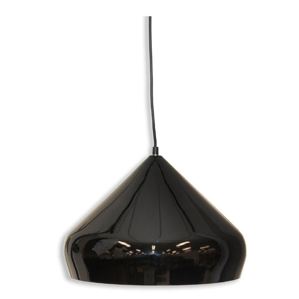 Luminária Pendente de Metal Michigan Preto E27 Ø40cm