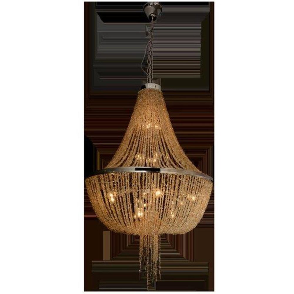 Luminária Pendente Paola Cristal Rocha Ø100X150cm
