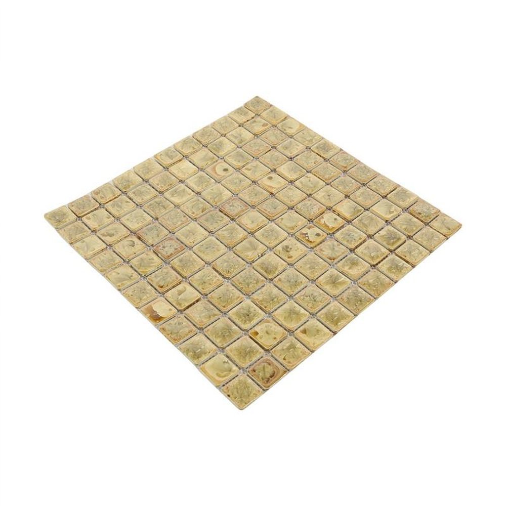 Pastilha De Porcelana Mosaico Ritmo Sensorial Bege Para Parede 2,5x2,5cm