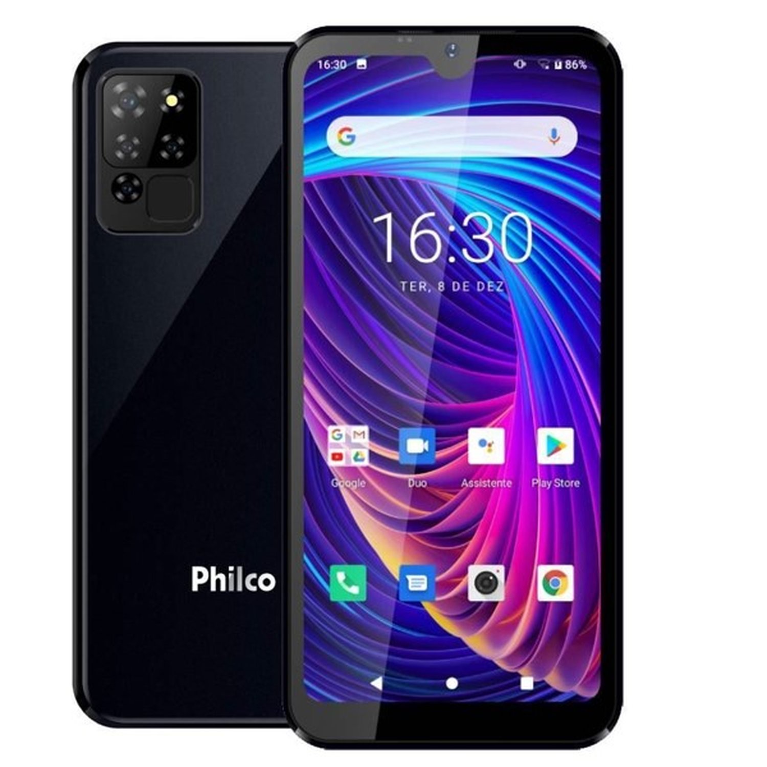Smartphone Philco Hit P8 3Gb Ram, 32Gb Octa Core Dual Tela Infinita 6 Dark Blue