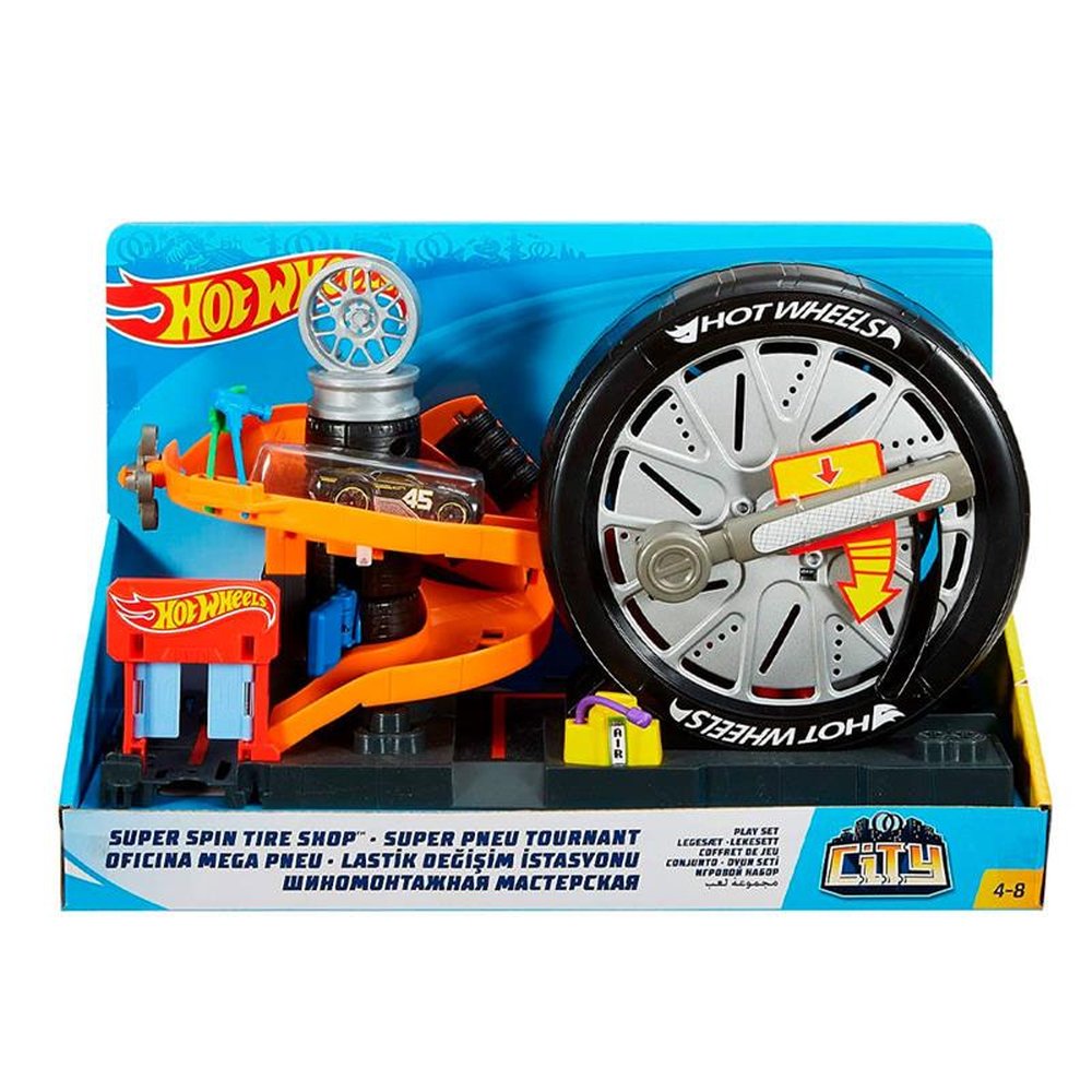 Hot Wheels Conjunto Super Spin Cidade - Mattel
