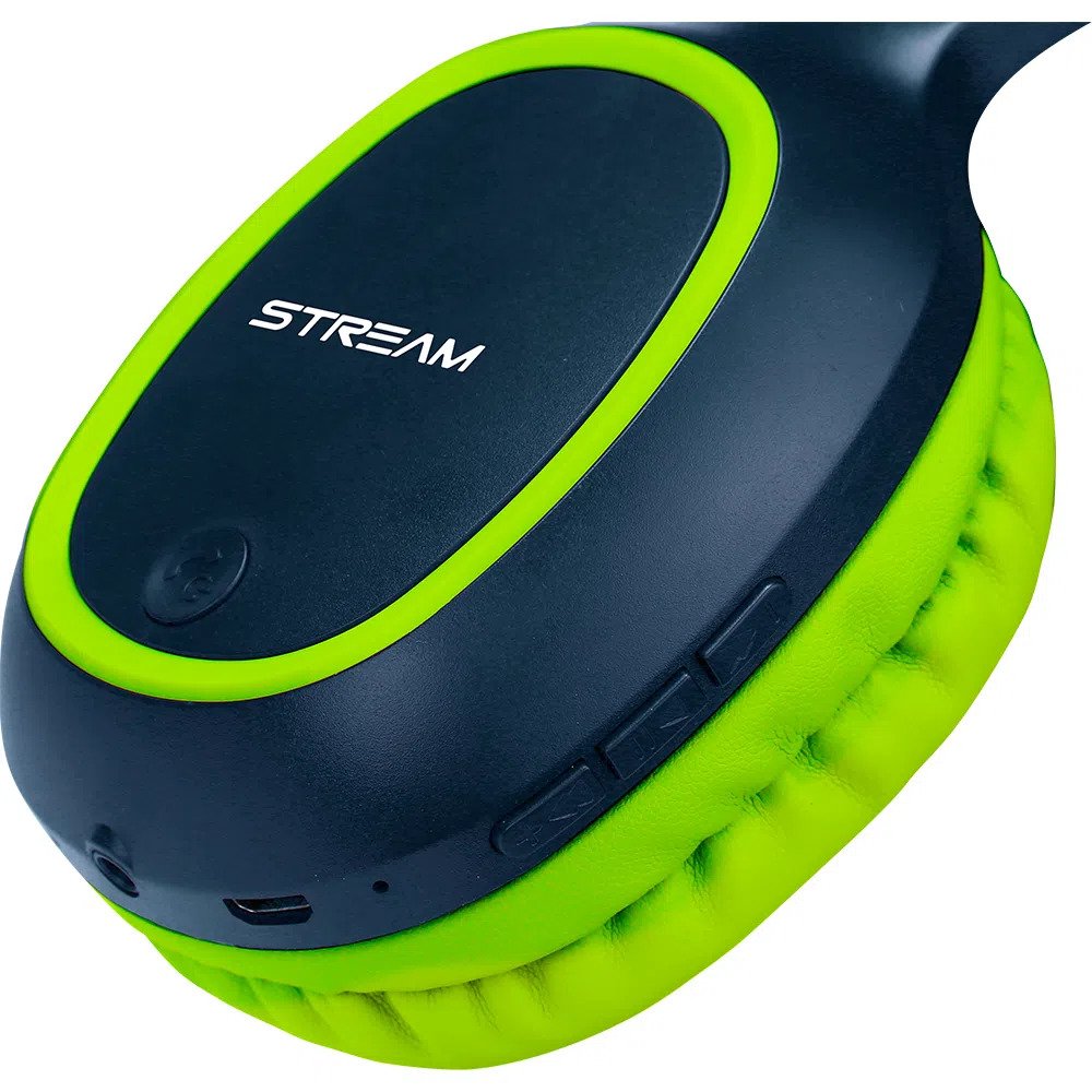 Headset ELG Stream com Microfone Bluetooth Azul/Verde - EPBMS1NB