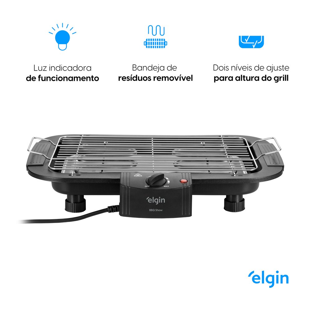 Churrasqueira Eletrica BBQ Show Elgin 220V 2000W