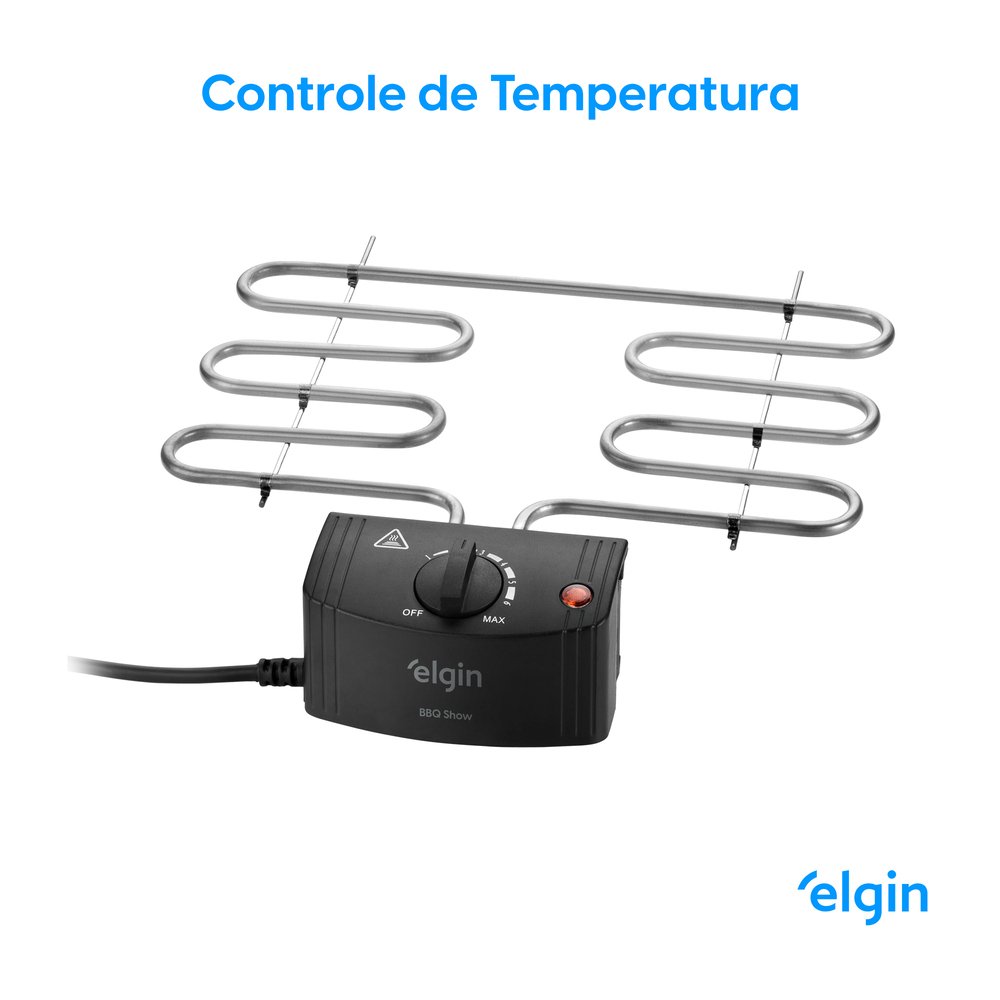 Churrasqueira de Mesa Elétrica BBQ Show 1800W 127V - Elgin