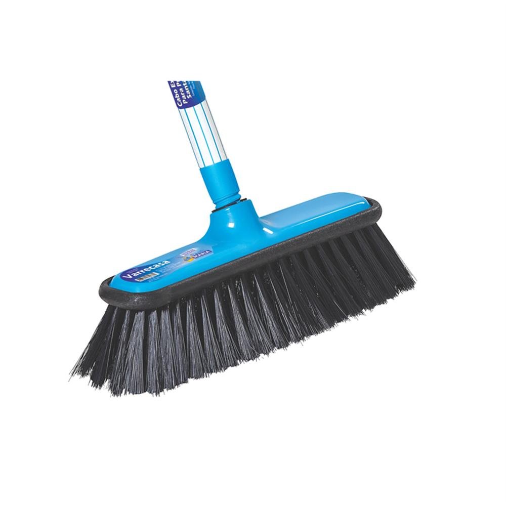 Vassoura Nylon C/Cabo Santa Maria Varre Casa