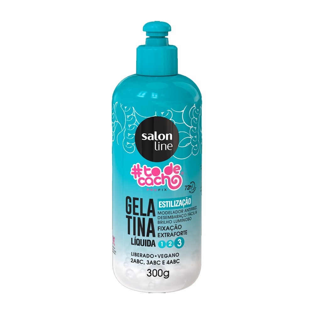 Gelatina Liquida Salon Line To de Cacho Extra Forte 300g