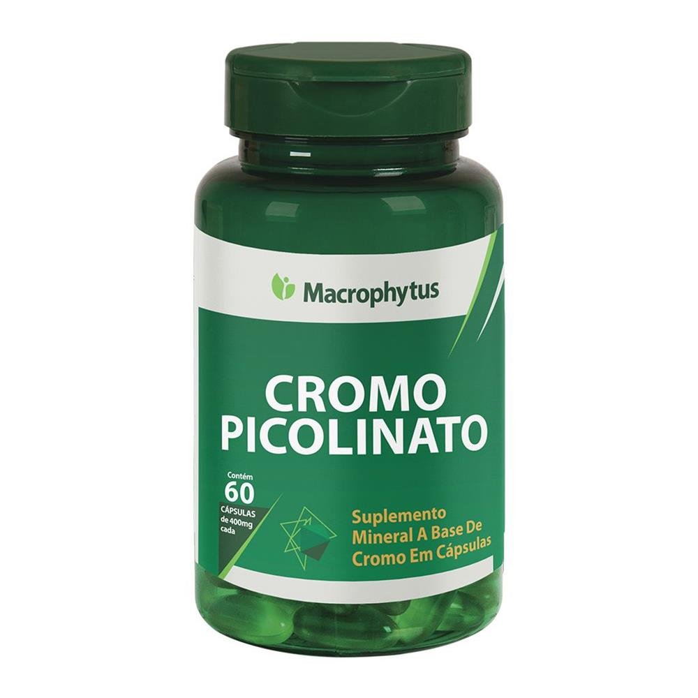 Cromo Picolinato 400mg 60 cápsulas