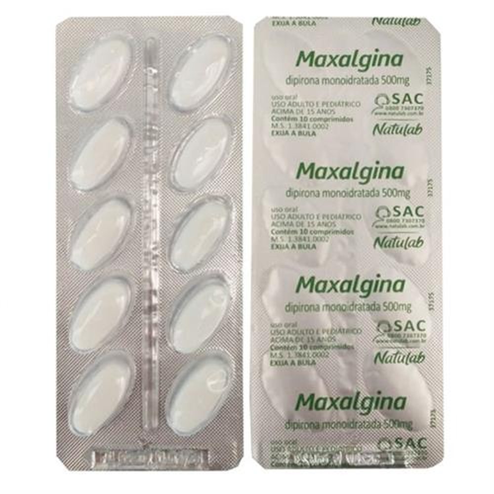 Maxalgina 1 Grama Com 10 Comprimido