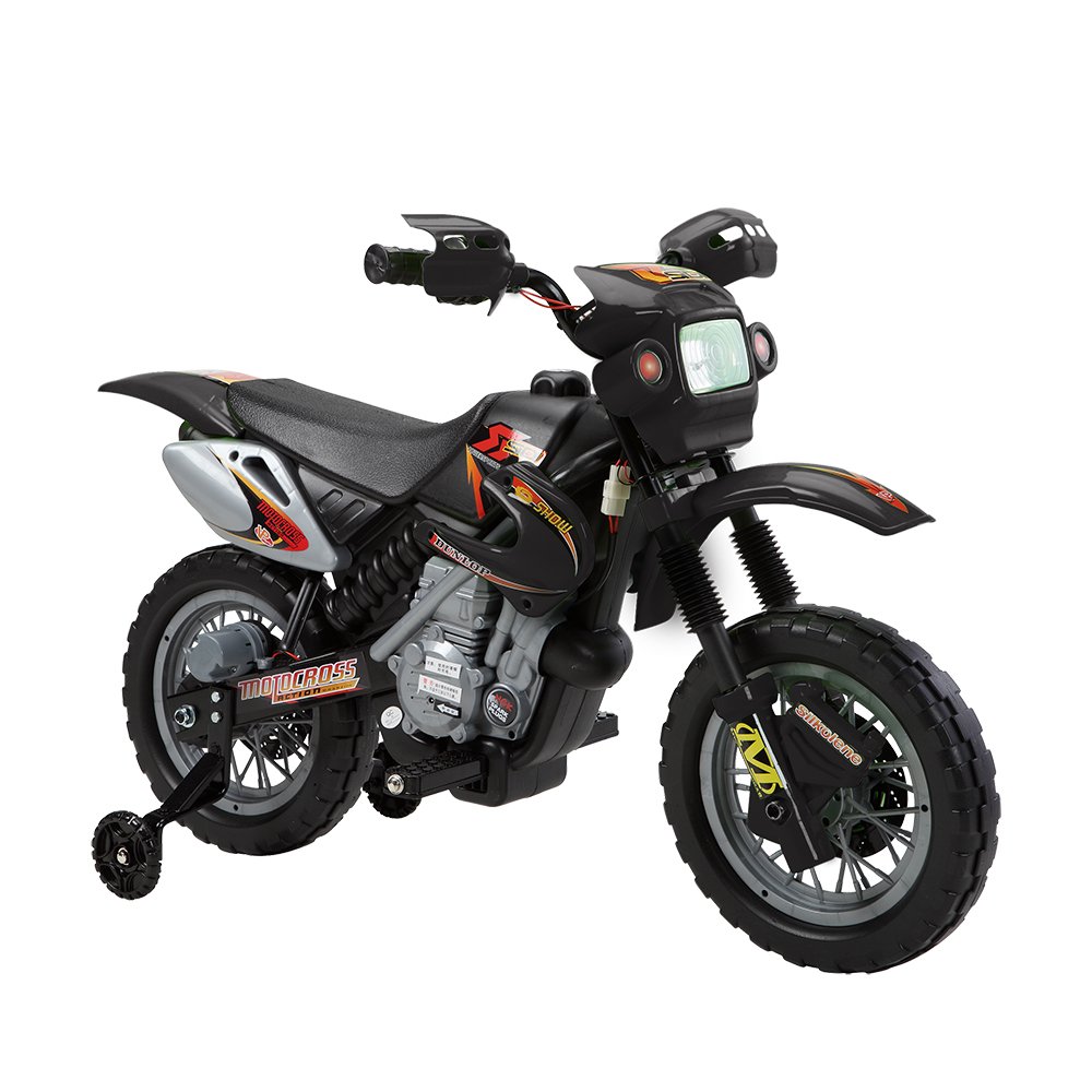 MOTO CROSS TRAIL ELETRICA 6V PRETO - BEL (P55)